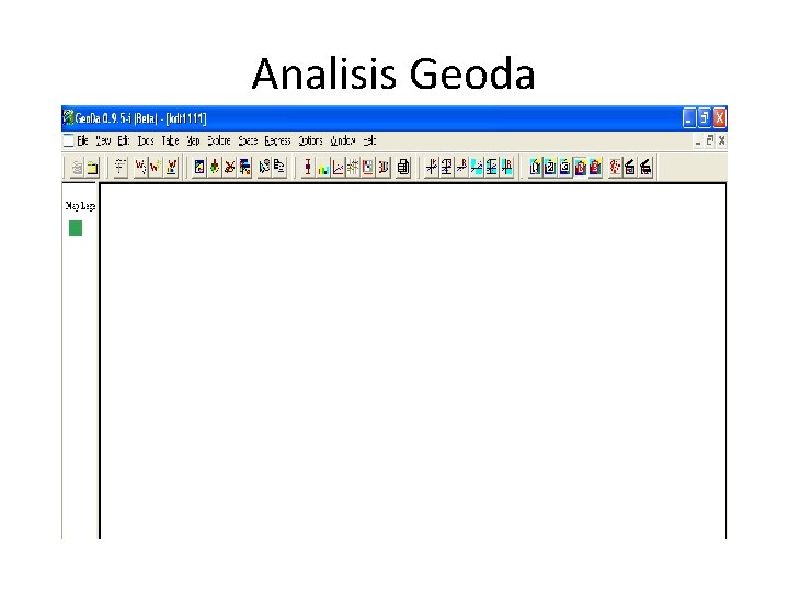 Analisis Geoda 