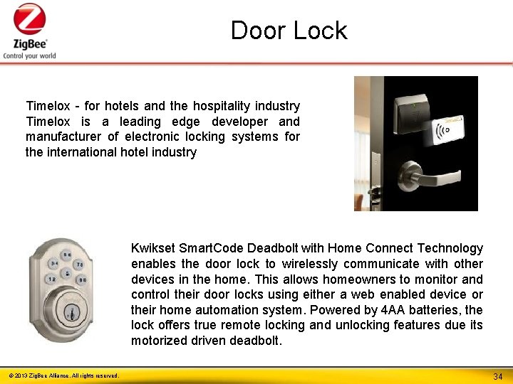 Door Lock Timelox - for hotels and the hospitality industry Timelox is a leading