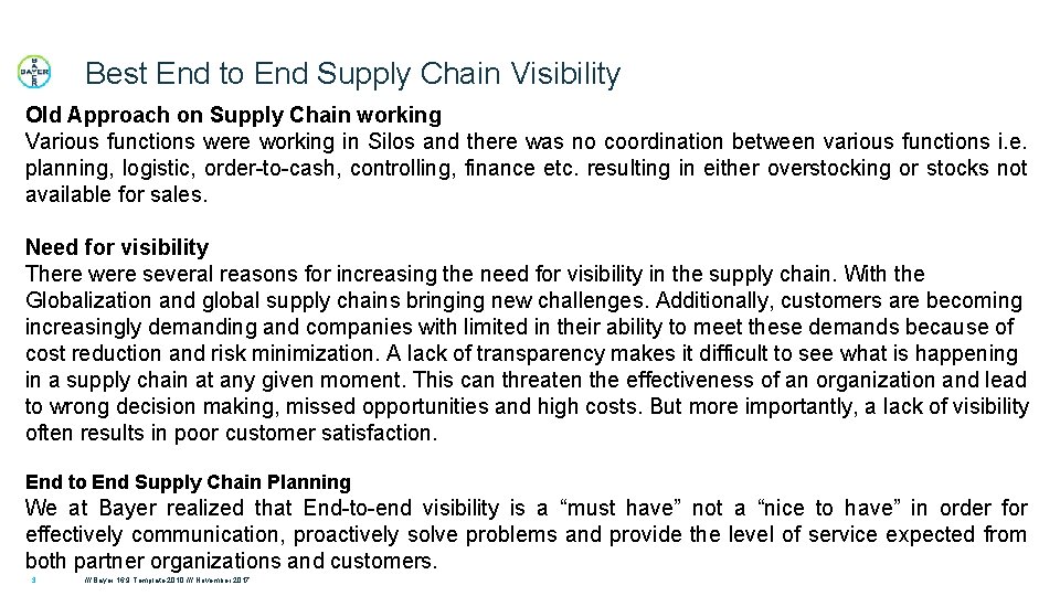 Best End to End Supply Chain Visibility Old Approach on Supply Chain working Various