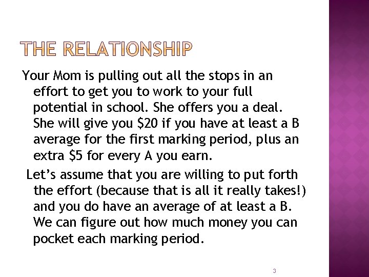 Your Mom is pulling out all the stops in an effort to get you Your Mom is pulling out all the stops in an effort to get you