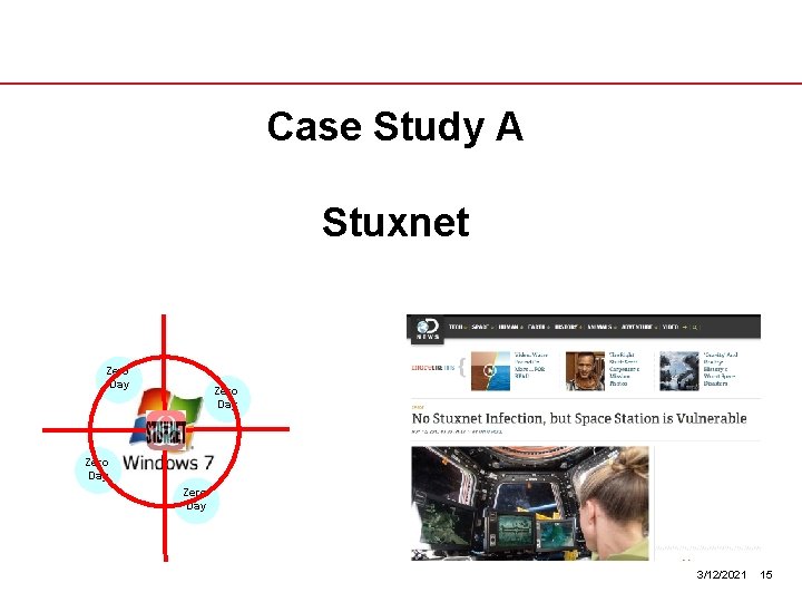 Case Study A Stuxnet Zero Day 3/12/2021 15 