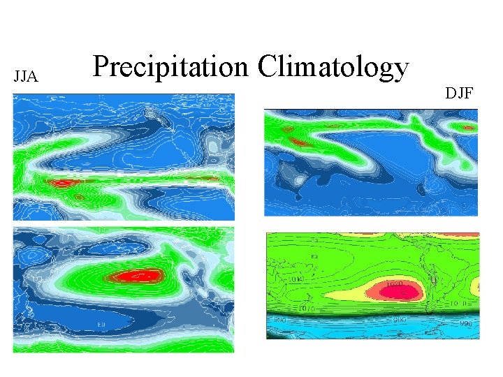 JJA Precipitation Climatology DJF 