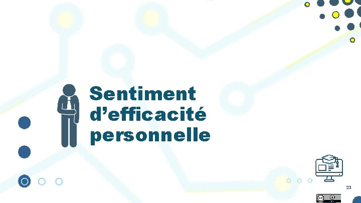 Sentiment d’efficacité personnelle 23 