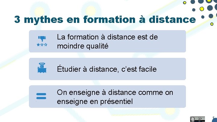 3 mythes en formation à distance La formation à distance est de moindre qualité