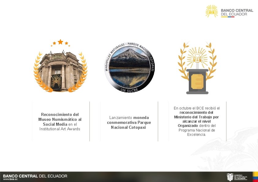 Reconocimiento del Museo Numismático al Social Media en el Institutional Art Awards Lanzamiento moneda