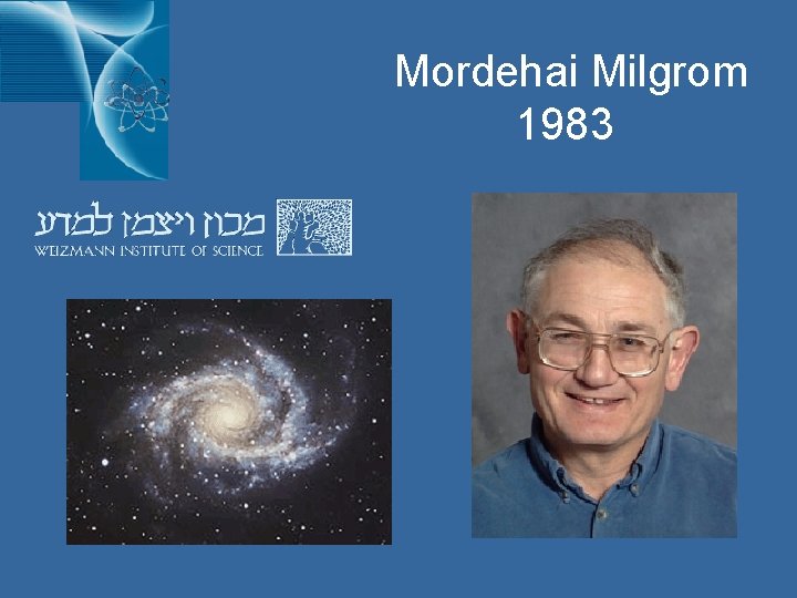 Mordehai Milgrom 1983 