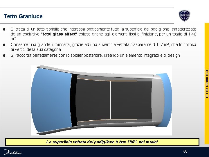  Tetto Granluce = = Si tratta di un tetto apribile che interessa praticamente