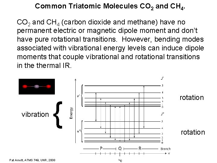 Common Triatomic Molecules CO 2 and CH 4 (carbon dioxide and methane) have no