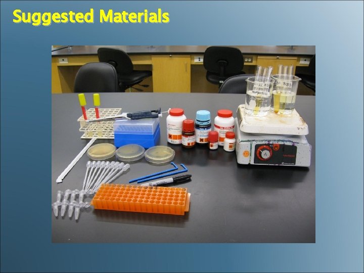 Suggested Materials 