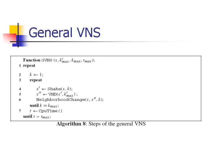 General VNS 