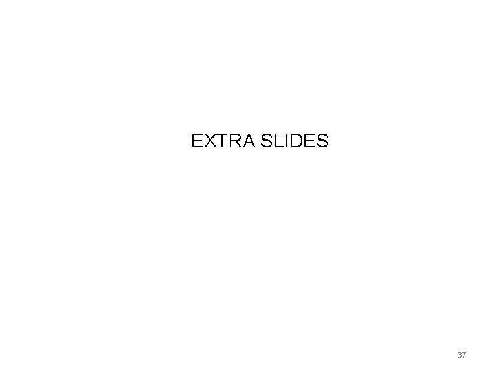 EXTRA SLIDES 37 