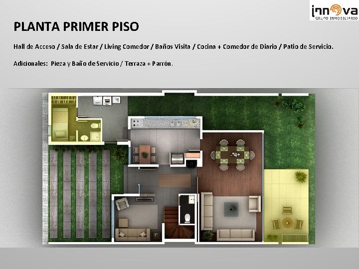 PLANTA PRIMER PISO Hall de Acceso / Sala de Estar / Living Comedor /