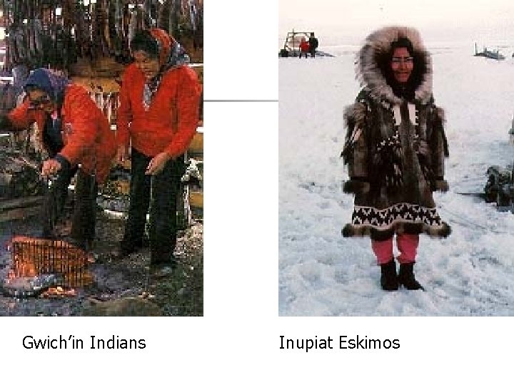 Gwich’in Indians Inupiat Eskimos 