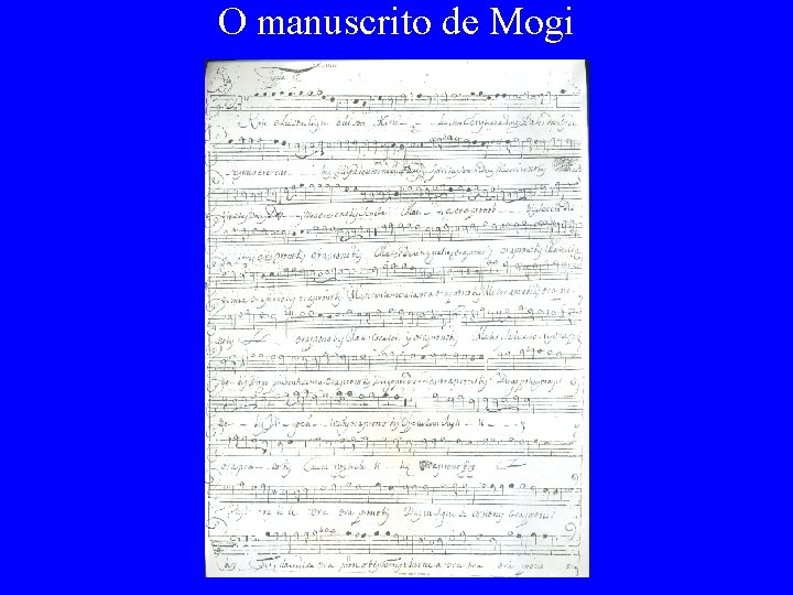 O manuscrito de Mogi 