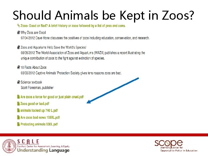 Should Animals be Kept in Zoos? 