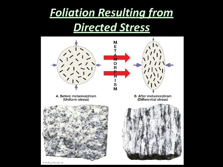 Foliation Resulting from Directed Stress 