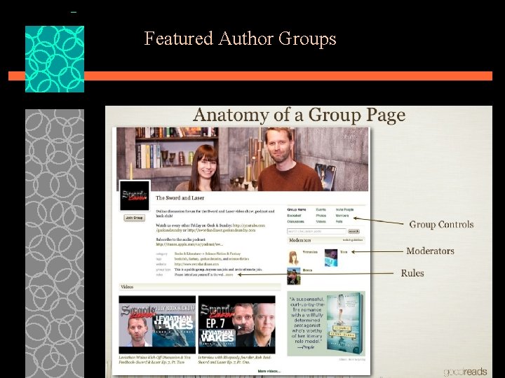 Featured Author Groups 