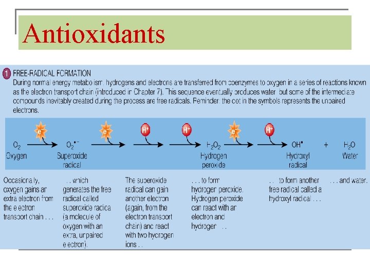 Objectives Antioxidants 