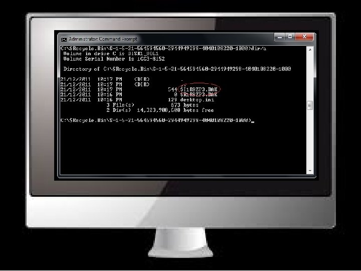 Restore Files From Recycle Bin Through Command Prompt