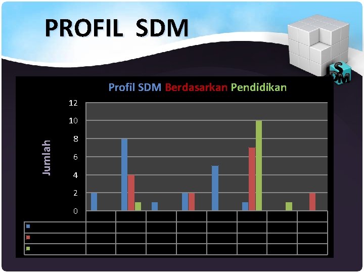 PROFIL SDM S DM Profil SDM Berdasarkan Pendidikan 12 Jumlah 10 8 6 4