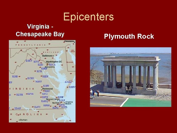 Epicenters Plymouth Rock 