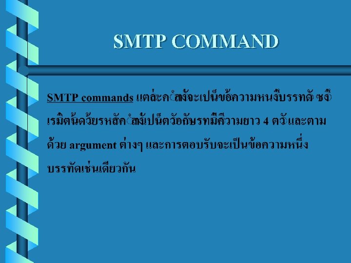 SMTP COMMAND 