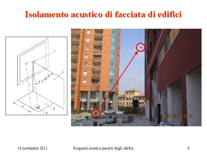 Isolamento acustico di facciata di edifici 18 novembre 2011 Requisiti acustici passivi degli edifici