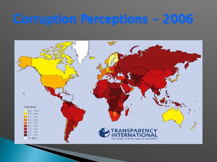 Corruption Perceptions - 2006 