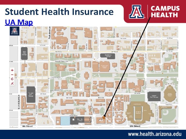 Student Health Insurance UA Map 