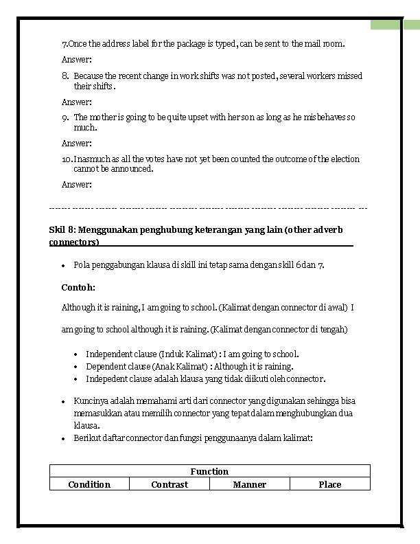 7. Once the address label for the package is typed, can be sent to