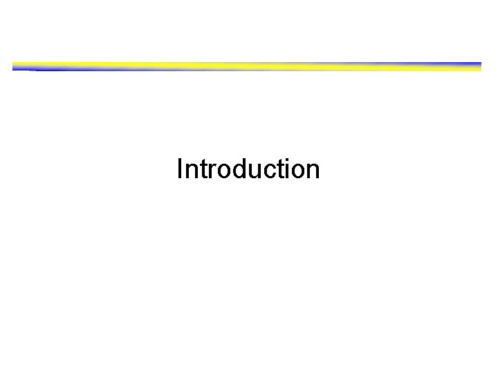 Introduction 