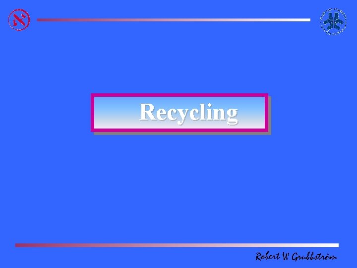 Recycling 