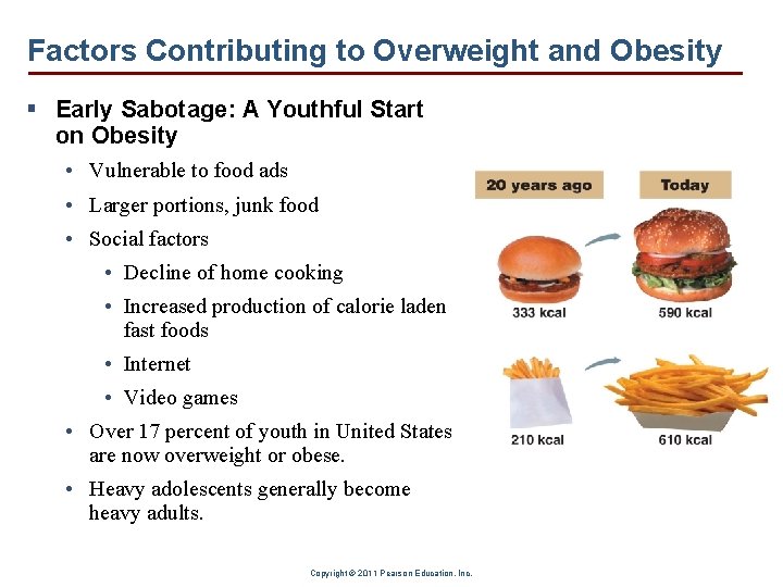 Factors Contributing to Overweight and Obesity § Early Sabotage: A Youthful Start on Obesity