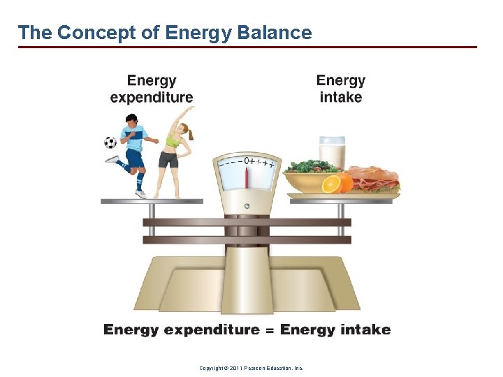 The Concept of Energy Balance Copyright © 2011 Pearson Education, Inc. 