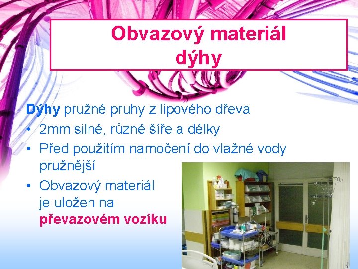 Obvazový materiál dýhy Dýhy pružné pruhy z lipového dřeva • 2 mm silné, různé