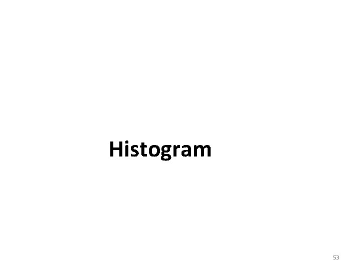 Histogram 53 