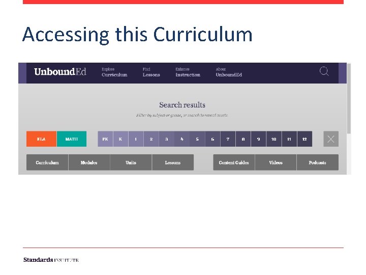 Accessing this Curriculum Accessing this Curriculum