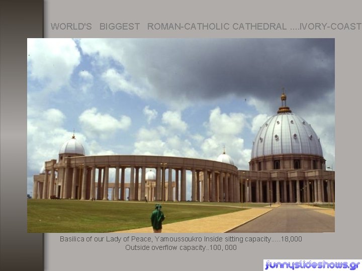 WORLD'S BIGGEST ROMAN-CATHOLIC CATHEDRAL. . IVORY-COAST Basilica of our Lady of Peace, Yamoussoukro Inside