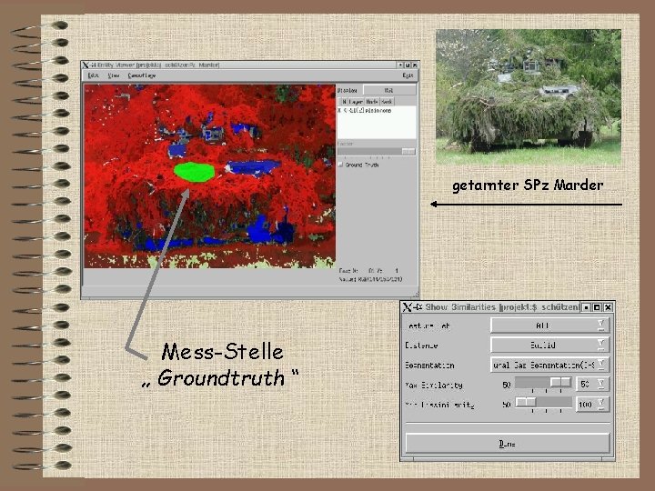 getarnter SPz Marder Mess-Stelle „ Groundtruth “ 