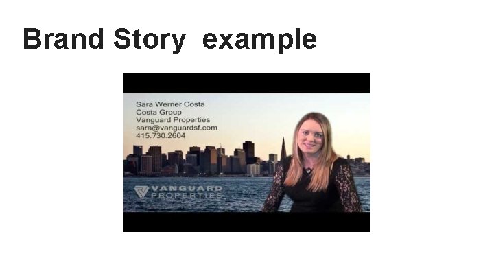 Brand Story example 