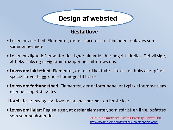 Design af websted Gestaltlove • Loven om nærhed: Elementer, der er placeret nær hinanden, Design af websted Gestaltlove • Loven om nærhed: Elementer, der er placeret nær hinanden,