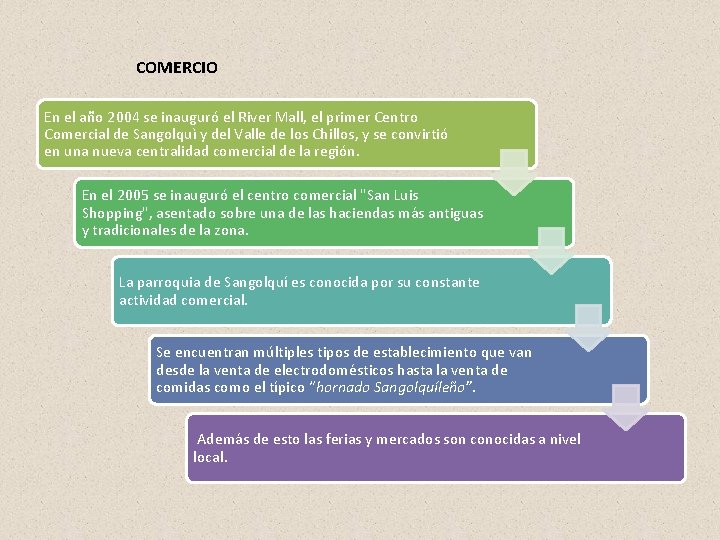 COMERCIO En el año 2004 se inauguró el River Mall, el primer Centro Comercial COMERCIO En el año 2004 se inauguró el River Mall, el primer Centro Comercial
