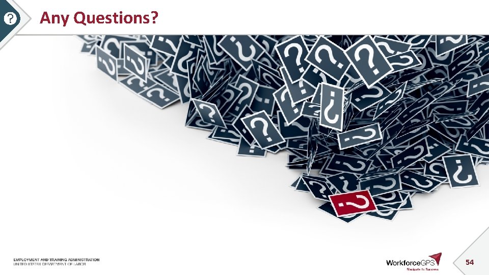 Any Questions? 54 