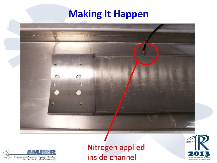 Making It Happen Nitrogen applied inside channel 