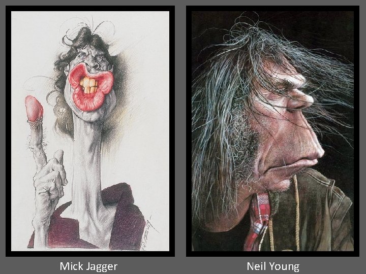 Mick Jagger Neil Young 