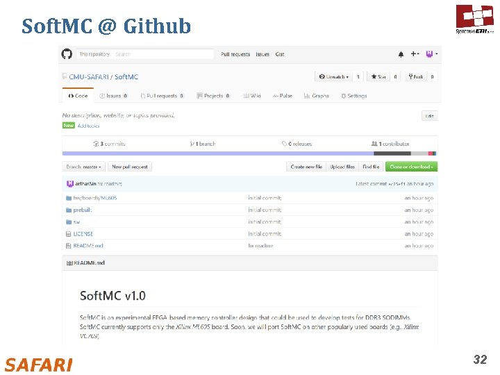 Soft. MC @ Github 32 