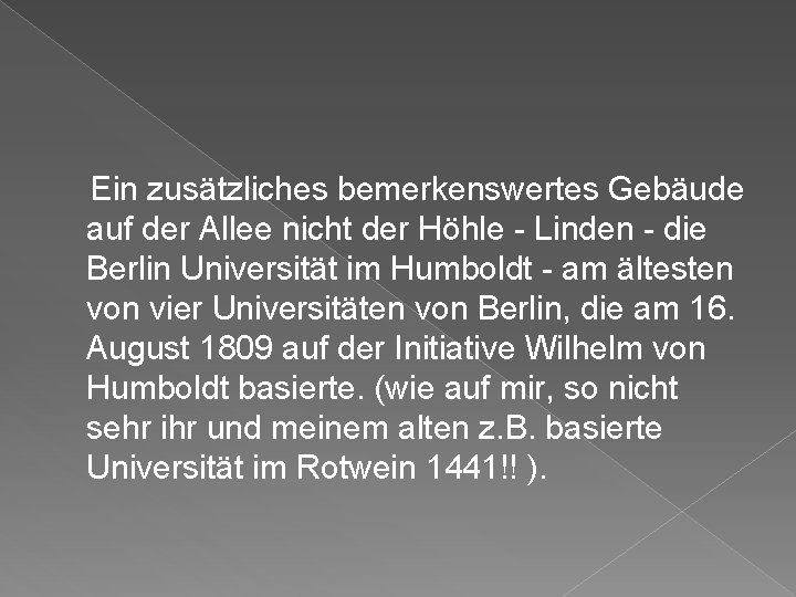 Ein zusätzliches bemerkenswertes Gebäude auf der Allee nicht der Höhle - Linden - die Ein zusätzliches bemerkenswertes Gebäude auf der Allee nicht der Höhle - Linden - die