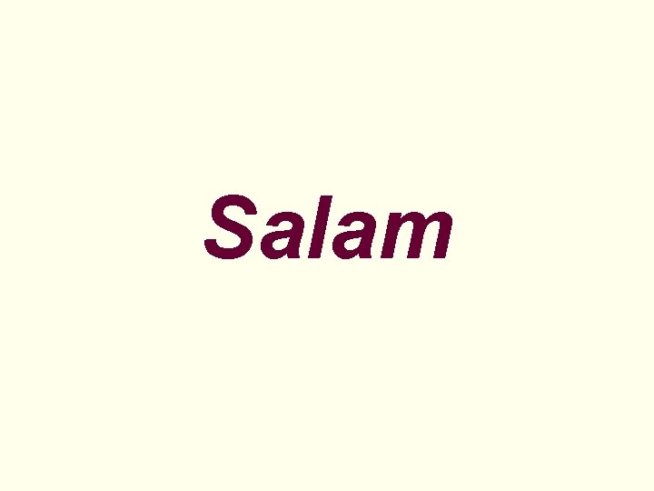 Salam Salam