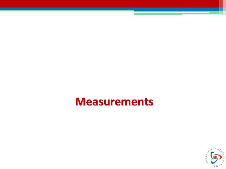 Measurements 