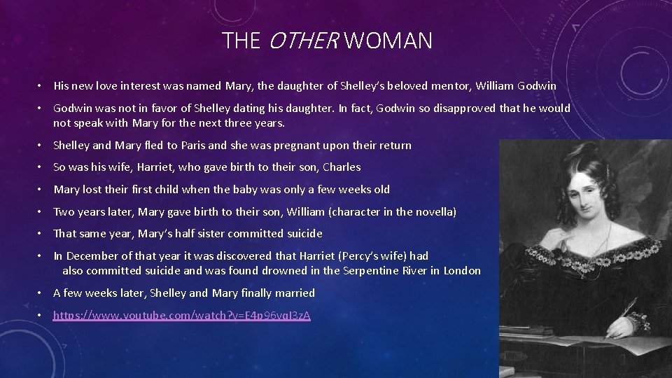 THE OTHER WOMAN • His new love interest was named Mary, the daughter of